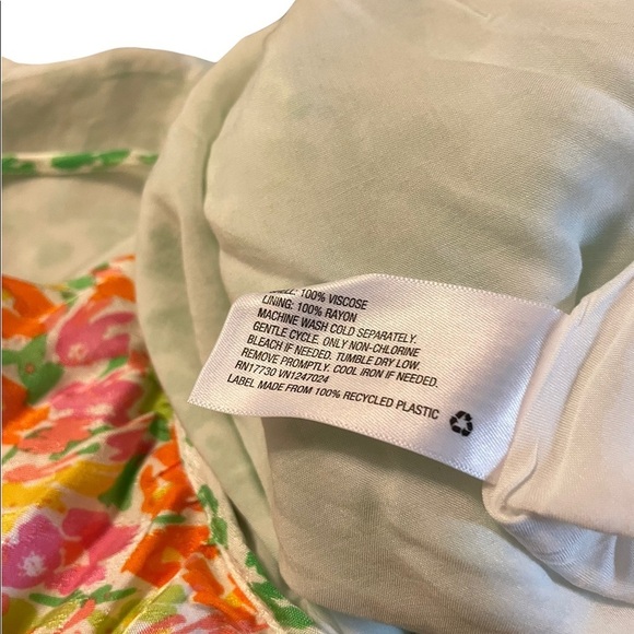 Rixo x Target Leopard Animal Print Colorful Ruffle Front Sleeveless Midi Dress - Picture 9 of 9